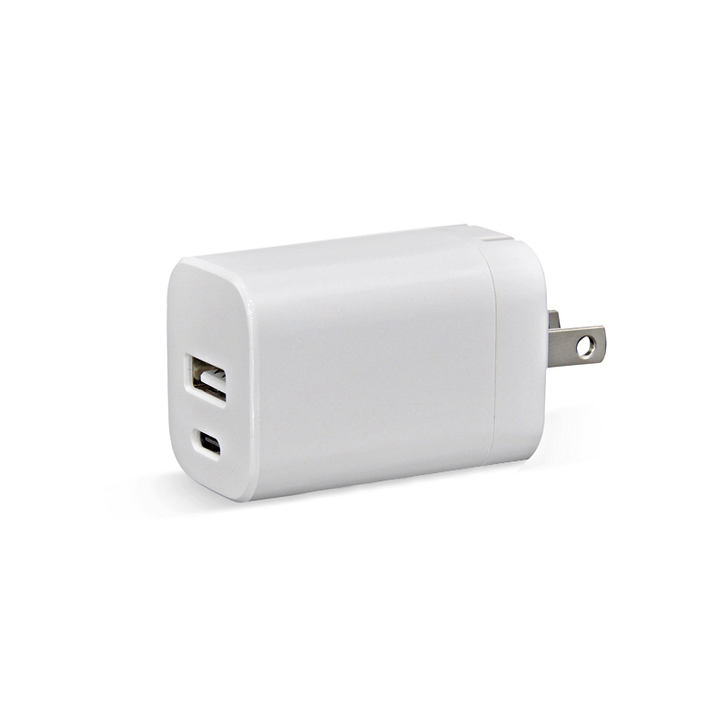 Fordable Plug Dual USB PD Charger